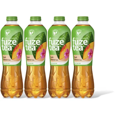 Fuze Tea Peach Hibiscus 4-pack