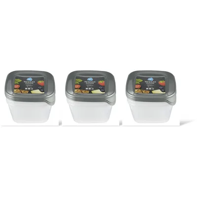 AH Bewaardoos 1,2 l vierkant 3-pack
