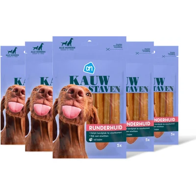 AH Kauwstaven voor middel tt grt honden 5pk