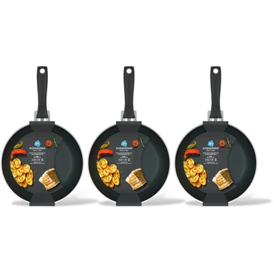 AH Koekenpan easy chef 28cm 3-pack
