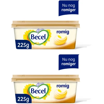 Becel Romig palmolievrij 2-pack