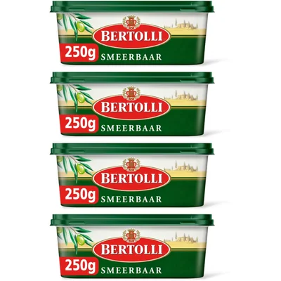 Bertolli Smeerbaar met olijfolie 4-pack