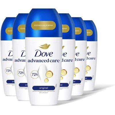 Dove Original anti-transpirant roller 6-pack