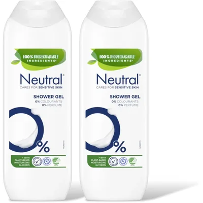 Neutral Showergel 0% 2-pack