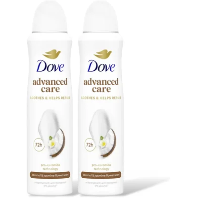 Dove Coco & jasmine deodorant spray 2-pack
