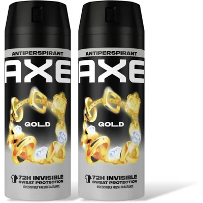 Axe Gold anti-transpirant spray 2-pack