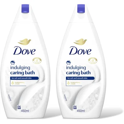 Dove Indulging cream bath 2-pack