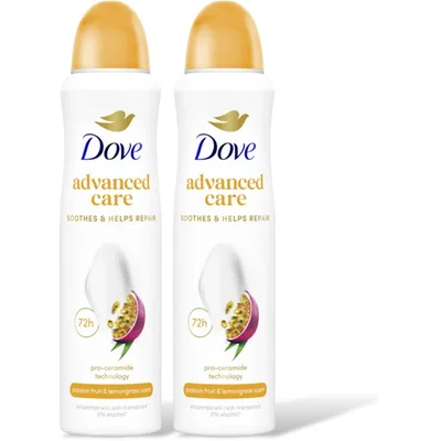 Dove Passievrucht citroengras deodorant 2pack