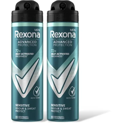 Rexona Men sensitive anti-transpirant 2-pack
