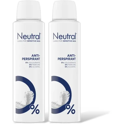 Neutral Anti-transpirant deodorant spray 2-pack
