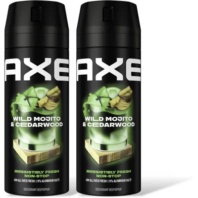 Axe Mojito & cedarwood deo bodyspray 2-pack