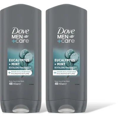 Dove Men+care eucalyptus & mint 2-pack