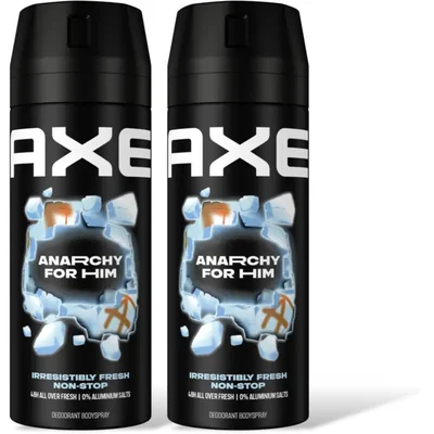 Axe Anarchy for him deo bodyspray 2-pack