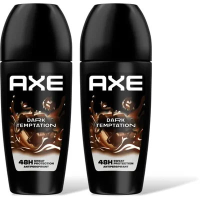 Axe Dark temptation anti sweat roller 2-pack