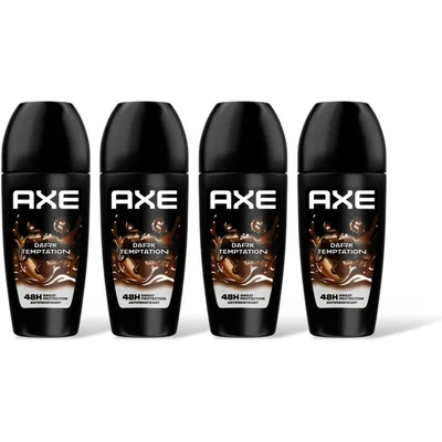 Axe Dark temptation anti sweat roller 4-pack