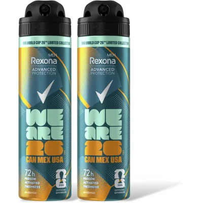 Rexona Men FIFA limited collection spray 2-pack