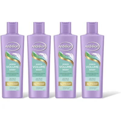 Andrélon Kokos volume boost shampoo 4-pack