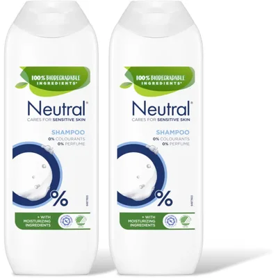 Neutral Shampoo 0% normaal 2-pack