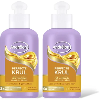 Andrélon Perfecte krul leave-in crème 2-pack