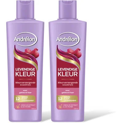 Andrélon Levendige kleur shampoo 2-pack