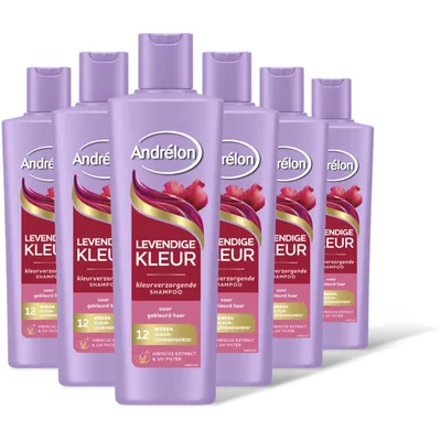 Andrélon Levendige kleur shampoo 6-pack