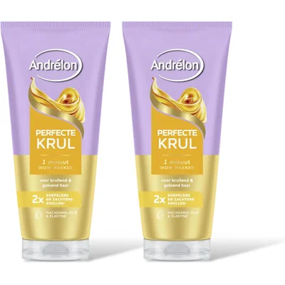 Andrélon Perfecte krul 1 min masker 2-pack