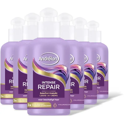 Andrélon Intense repair leave-in crème 6-pack