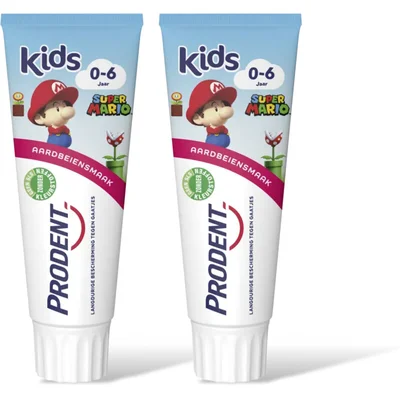 Prodent Tandpasta Mario kids 0-6 jaar 2-pack