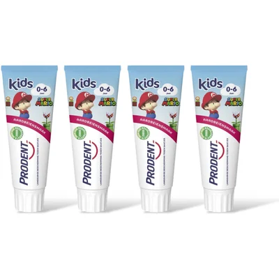 Prodent Tandpasta Mario kids 0-6 jaar 4-pack