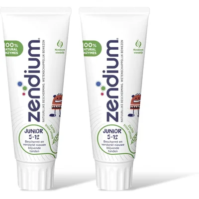 Zendium Junior 5-12 jaar tandpasta 2-pack