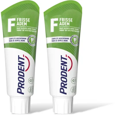 Prodent Tandpasta frisse adem 2-pack