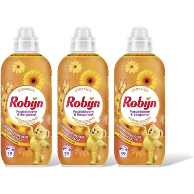 Robijn Wasverzachter passiebl & bergamot 3-pack