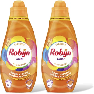 Robijn Klein & krachtig color wasmiddel 2-pack