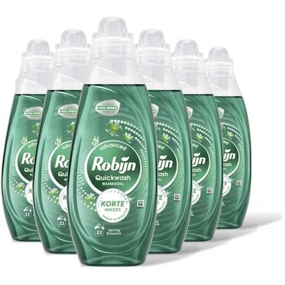 Robijn Quickwash spring blossom wasmiddel 6pack