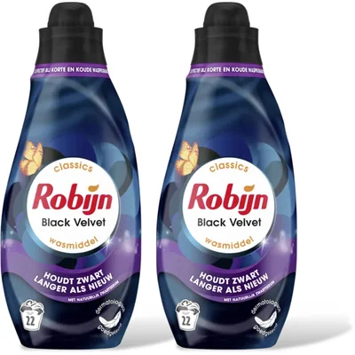 Robijn K&K black velvet wasmiddel 2-pack
