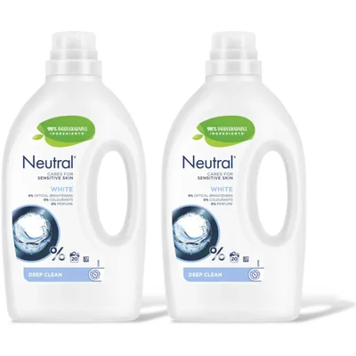 Neutral Wit parfumvrij wasmiddel 2-pack