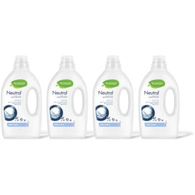 Neutral Wit parfumvrij wasmiddel 4-pack