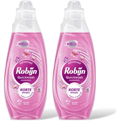 Robijn Quickwash sunset bloom wasmiddel 2-pack