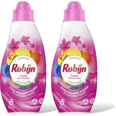 Robijn Color pink sensation wasmiddel 2-pack