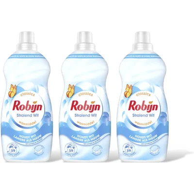 Robijn Stralend wit wasmiddel voordeel 3-pack