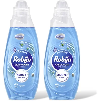 Robijn Quickwash morning dew wasmiddel 2-pack