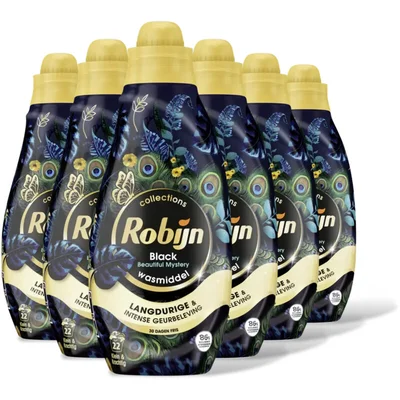 Robijn Black beautiful mystery wasmiddel 6-pack