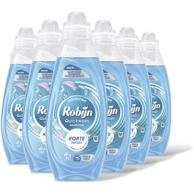 Robijn Quickwash puur & zacht 6-pack