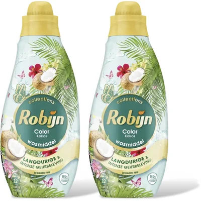 Robijn Color kokos wasmiddel 2-pack