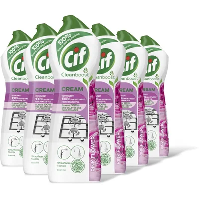 Cif Cream pink flower 6-pack