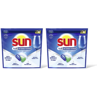 Sun 4in1 intense power vaatwascaps 2-pack