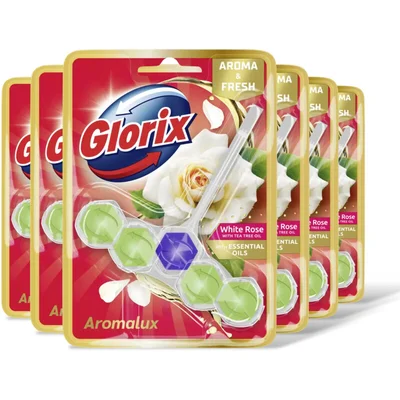 Glorix Aroma lux white rose & tea tree 6-pack