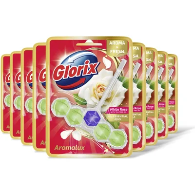 Glorix Aroma lux white rose & tea tree 9-pack