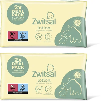 Zwitsal Baby lotion billendoekjes 4-pack