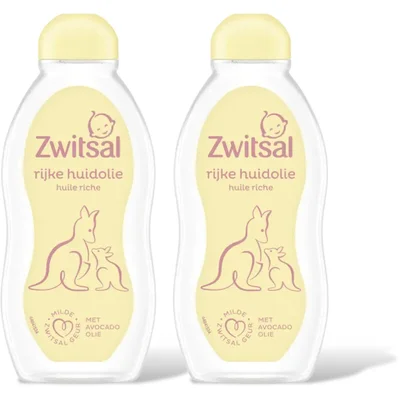 Zwitsal Baby rijke huidolie 2-pack